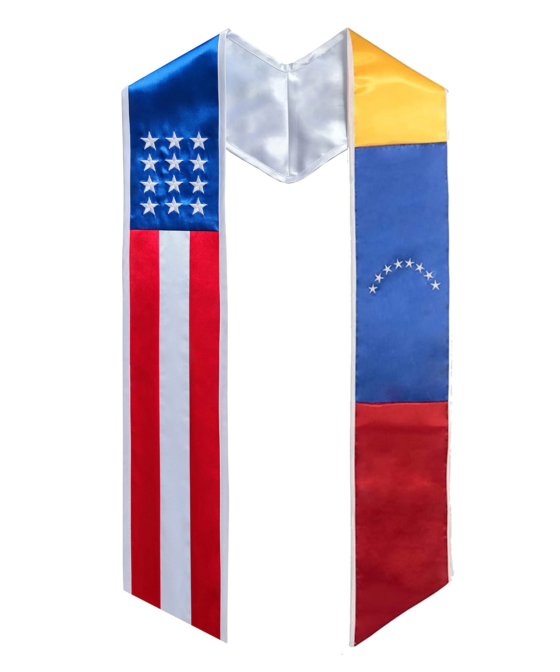 Country Flag Graduation Stole 72” for International Students Unisex-CA graduation