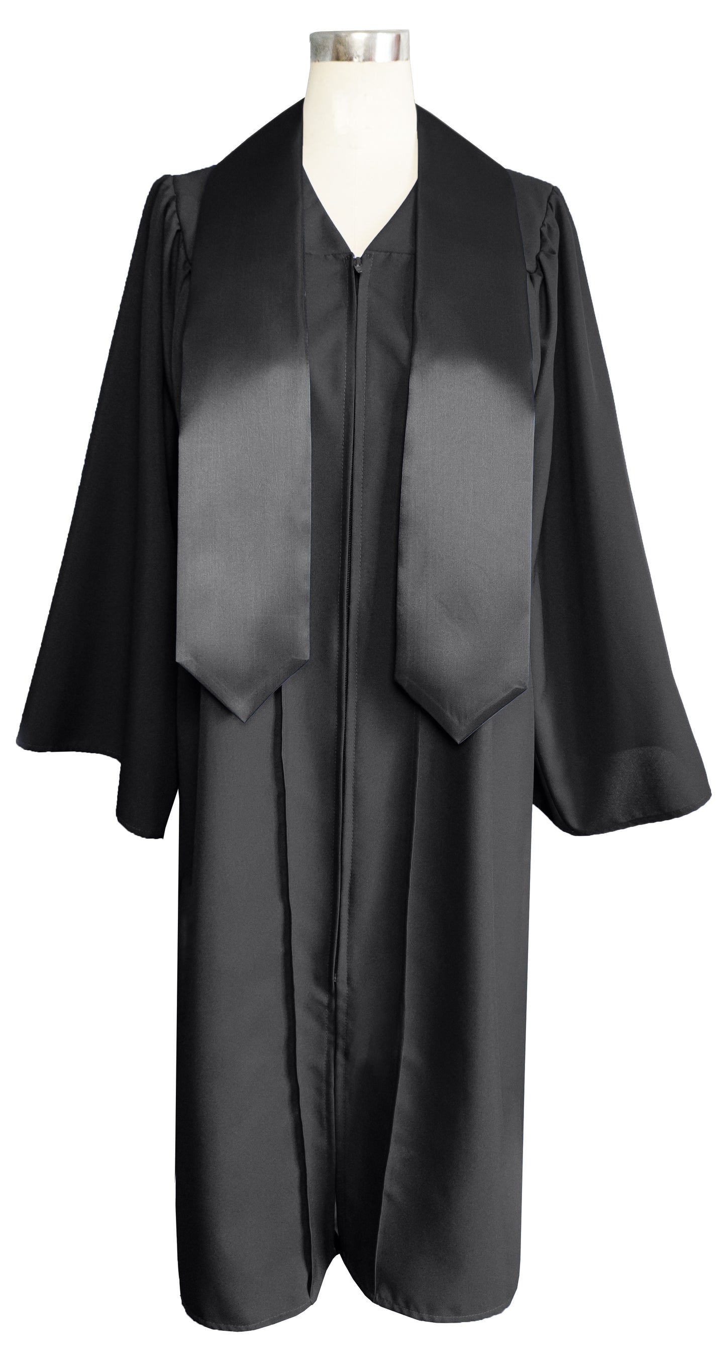 Adult Plain Graduation Stole 60” Unisex in Various Colors-CA graduation