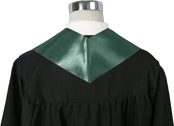 Adult Plain Graduation Stole 60” Unisex in Various Colors-CA graduation