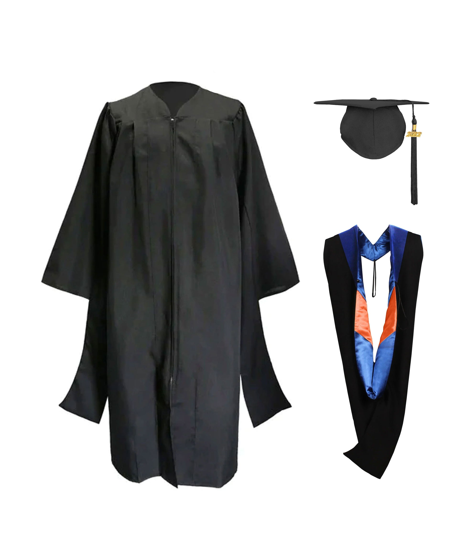 Classic Master Graduation Gown&Master Graduation Hood in Various Color | university regalia-CA graduation