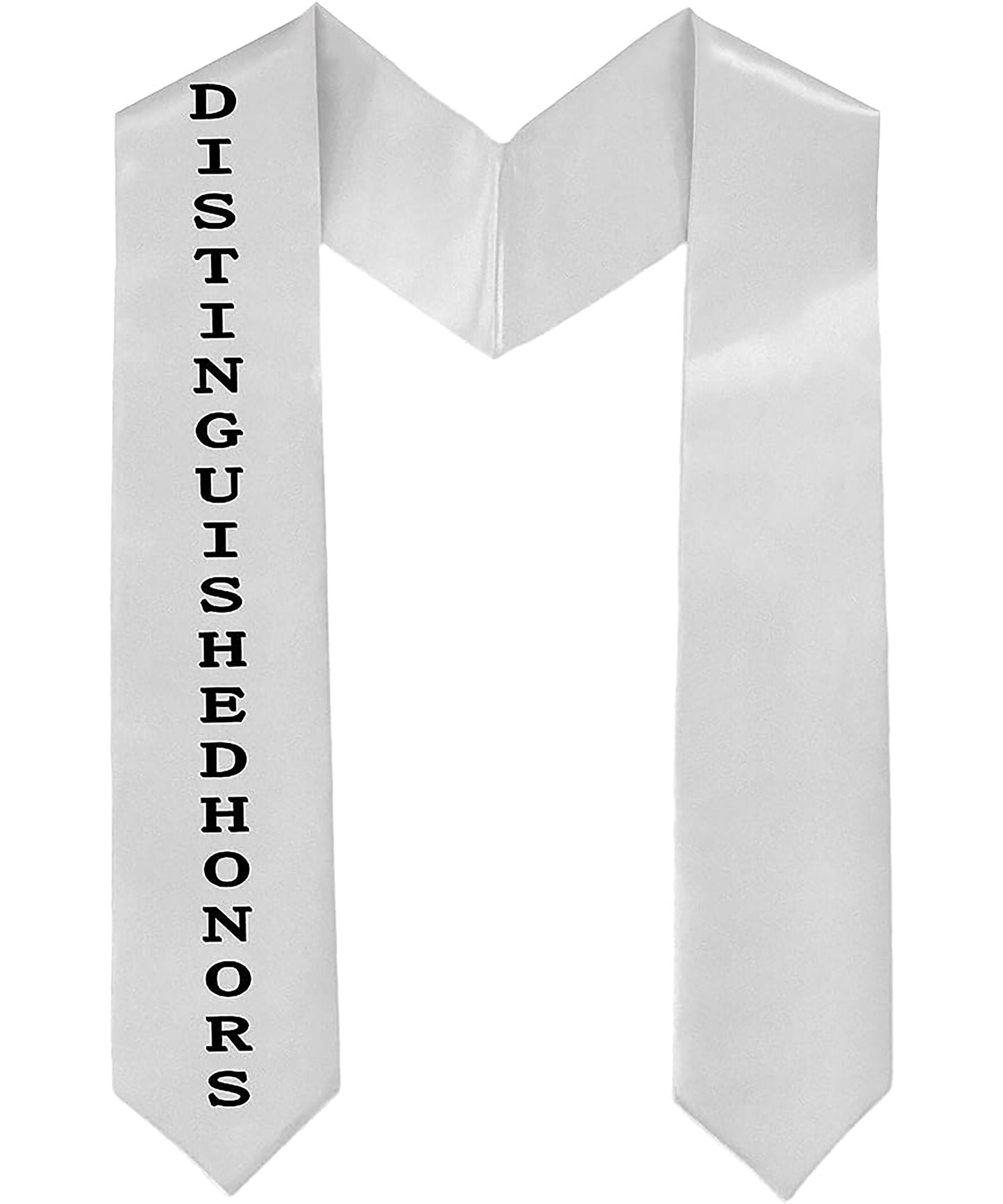 Adult Embroidery Graduation Honor Stole 60” Unisex in Various Colors-CA graduation