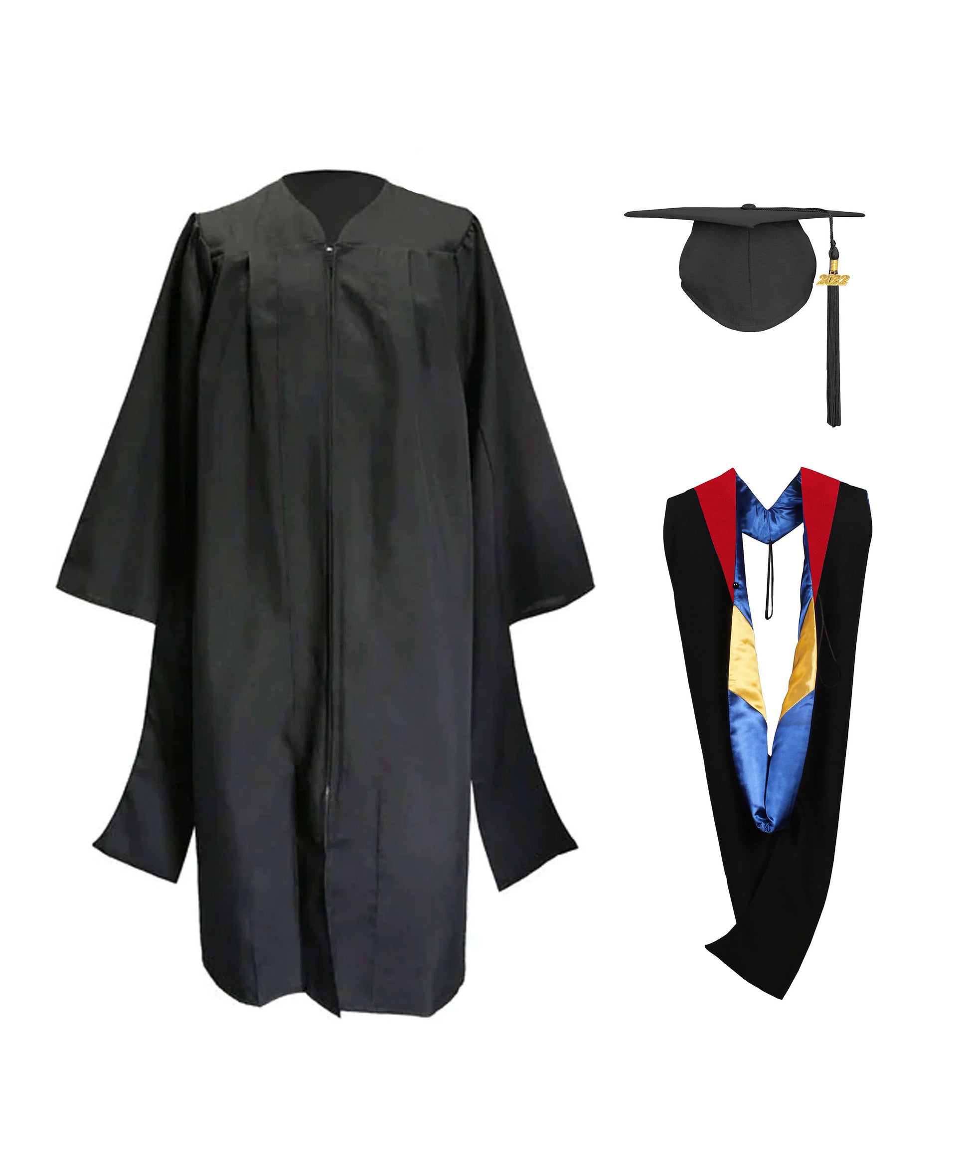 Classic Master Graduation Gown&Master Graduation Hood in Various Color | university regalia-CA graduation