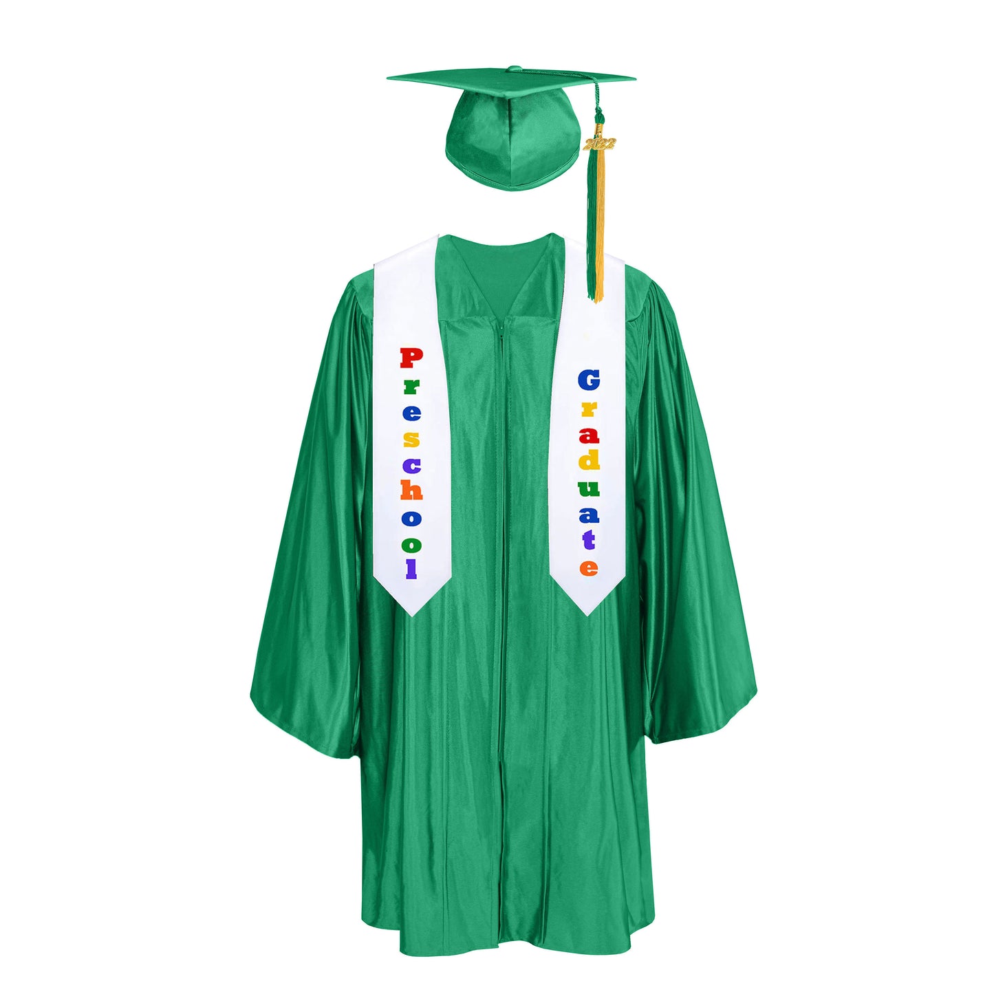 Preschool Kids Graduation Gowns Kindergarten Graduation Uniform Gowns And Caps with Colorful tassels-CA graduation