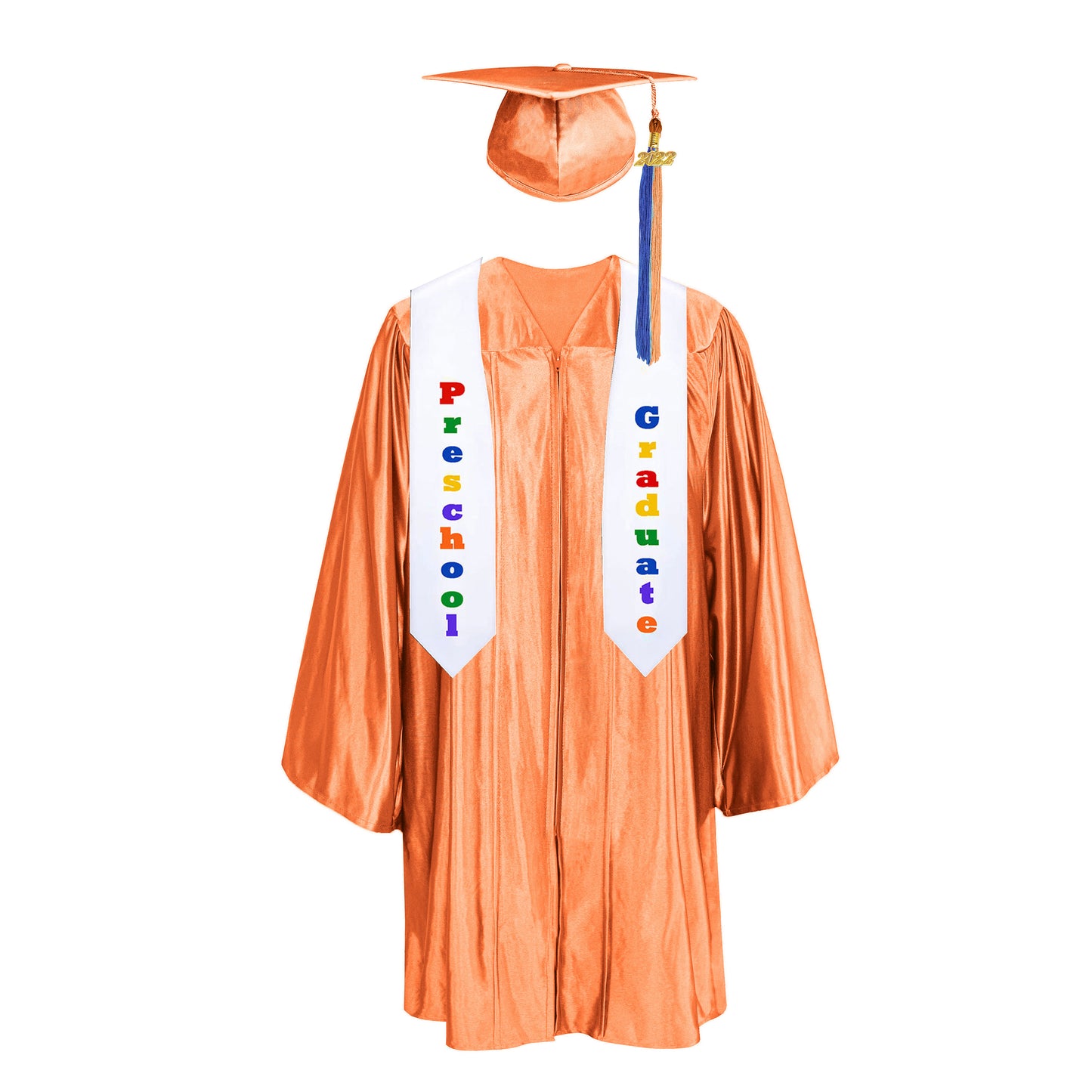 Preschool Kids Graduation Gowns Kindergarten Graduation Uniform Gowns And Caps with Colorful tassels-CA graduation