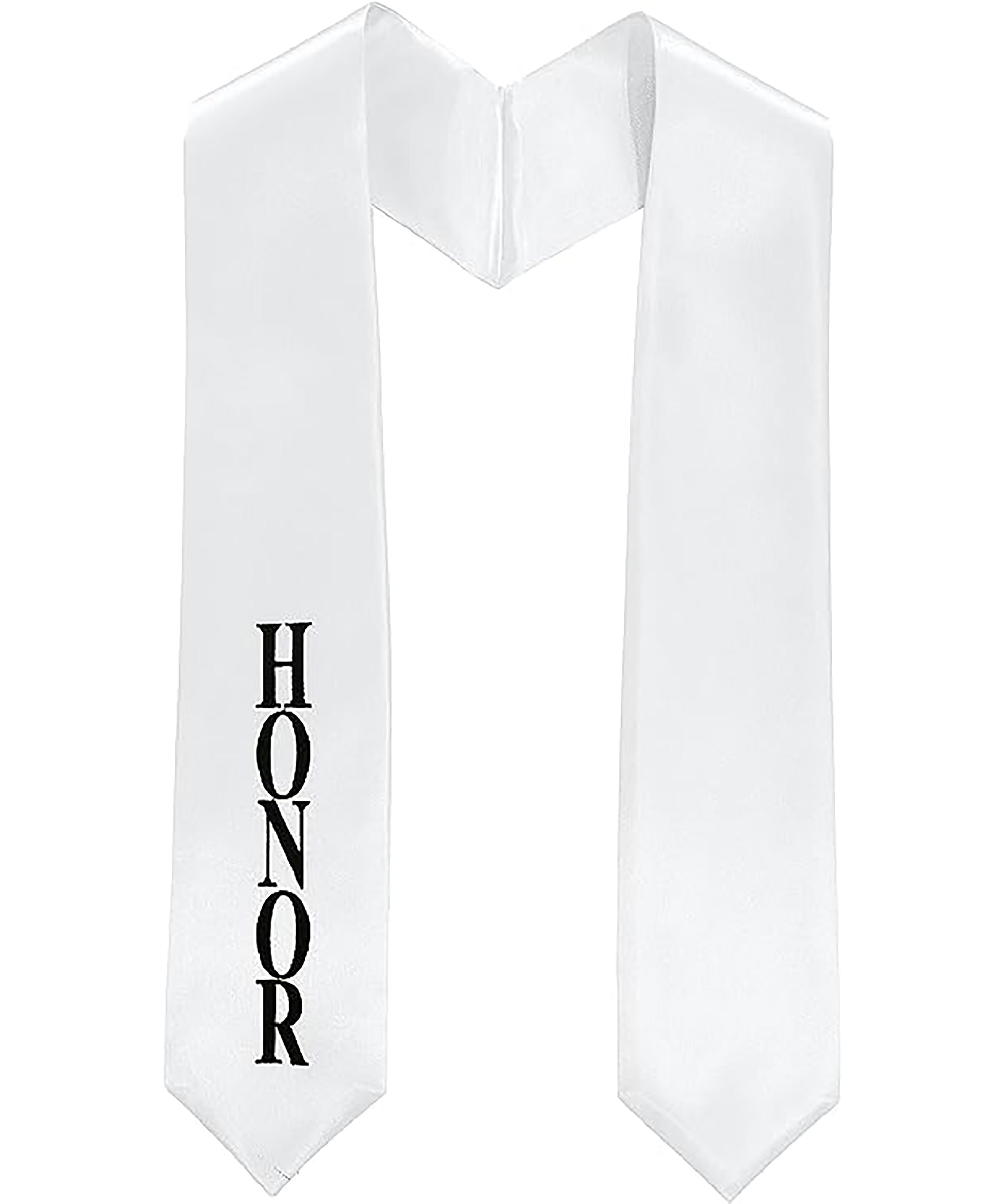 Adult Embroidery Graduation Honor Stole 60” Unisex in Various Colors-CA graduation