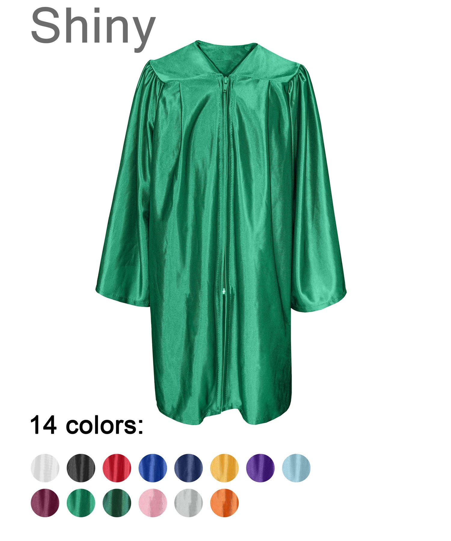 Shiny Graduation Gown | Choir Robes | Judge Robe | Costume for Kids-CA graduation