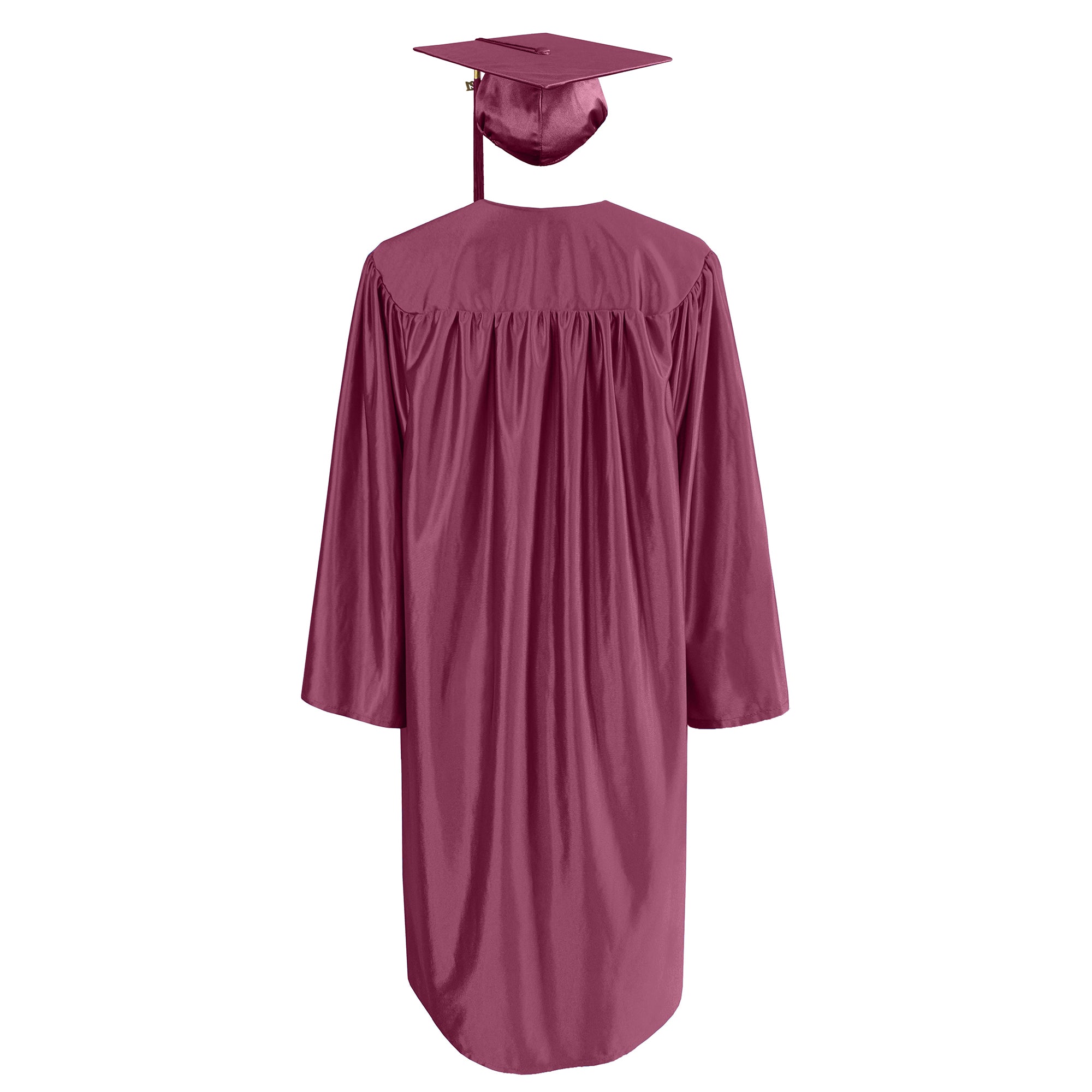 Shiny Graduation Gown Cap with Tassel for Middle High School CA Graduation CA graduation